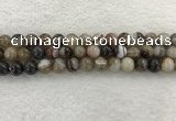 CAA1813 15.5 inches 10mm round banded agate gemstone beads