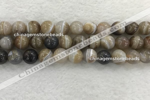 CAA1816 15.5 inches 16mm round banded agate gemstone beads