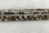 CAA1821 15.5 inches 6mm round banded agate gemstone beads