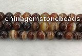 CAA1866 15.5 inches 16mm round banded agate gemstone beads