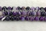 CAA1876 15.5 inches 16mm round banded agate gemstone beads