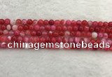 CAA1891 15.5 inches 6mm round banded agate gemstone beads