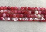 CAA1893 15.5 inches 10mm round banded agate gemstone beads