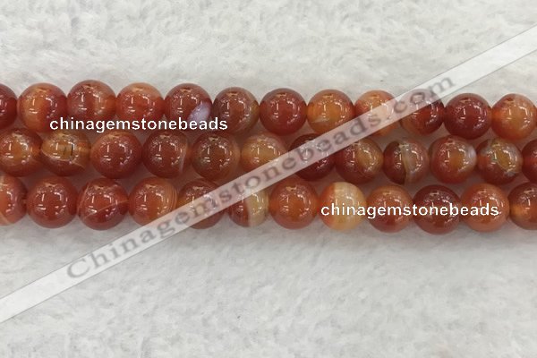 CAA1905 15.5 inches 14mm round banded agate gemstone beads