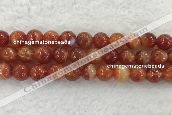 CAA1906 15.5 inches 16mm round banded agate gemstone beads