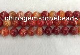 CAA1915 15.5 inches 14mm round banded agate gemstone beads