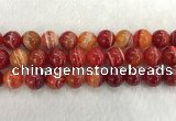 CAA1916 15.5 inches 16mm round banded agate gemstone beads