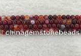 CAA1921 15.5 inches 6mm round banded agate gemstone beads