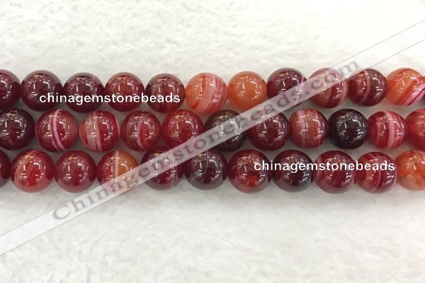 CAA1926 15.5 inches 16mm round banded agate gemstone beads