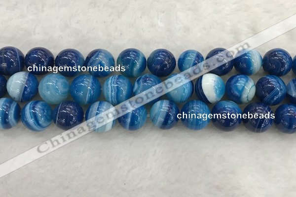 CAA1936 15.5 inches 16mm round banded agate gemstone beads