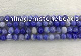 CAA1943 15.5 inches 10mm round banded agate gemstone beads