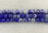 CAA1945 15.5 inches 14mm round banded agate gemstone beads