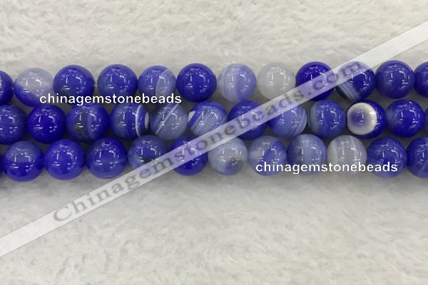 CAA1946 15.5 inches 16mm round banded agate gemstone beads