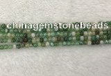 CAA1980 15.5 inches 4mm round banded agate gemstone beads