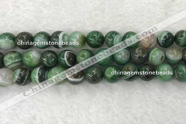 CAA1996 15.5 inches 16mm round banded agate gemstone beads