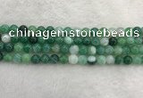 CAA2002 15.5 inches 8mm round banded agate gemstone beads