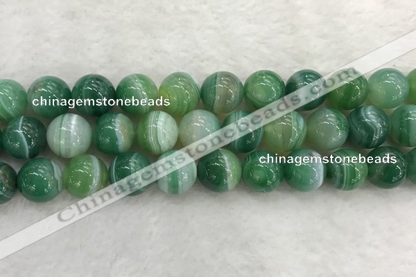 CAA2006 15.5 inches 16mm round banded agate gemstone beads