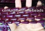 CAA2054 15.5 inches 8*20mm teardrop agate beads wholesale