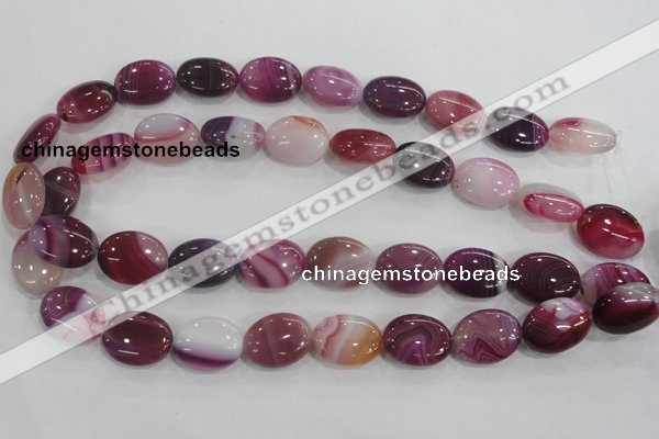 CAA207 15.5 inches 15*20mm oval madagascar agate beads wholesale