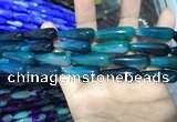 CAA2079 15.5 inches 10*30mm teardrop agate beads wholesale