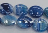 CAA208 15.5 inches 20mm flat round madagascar agate beads