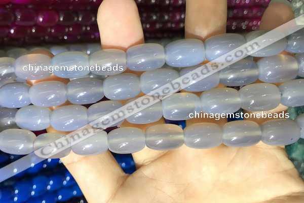 CAA2111 15.5 inches 10*14mm drum agate beads wholesale