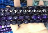 CAA2115 15.5 inches 10*14mm drum agate beads wholesale