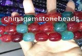 CAA2134 15.5 inches 13*18mm drum agate beads wholesale
