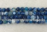 CAA2260 15.5 inches 12mm faceted round banded agate beads