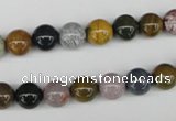 CAA230 15.5 inches 8mm round ocean agate gemstone beads wholesale