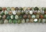 CAA2305 15.5 inches 14mm round banded agate gemstone beads