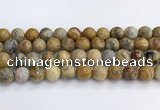 CAA2353 15.5 inches 14mm round crazy lace agate beads wholesale