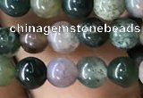 CAA2363 15.5 inches 4mm round Indian agate beads wholesale