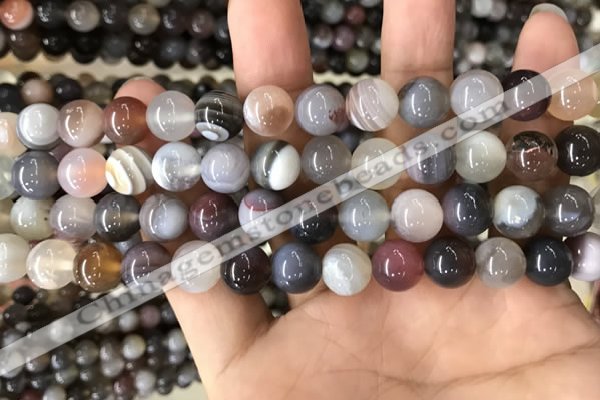 CAA2381 15.5 inches 10mm round Botswana agate beads wholesale