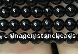 CAA2401 15.5 inches 3mm round black agate beads wholesale