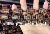 CAA2660 15.5 inches 14*25mm - 16*26mm drum tibetan agate dzi beads