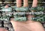 CAA2700 15.5 inches 14*38mm - 16*43mm teardrop tibetan agate dzi beads