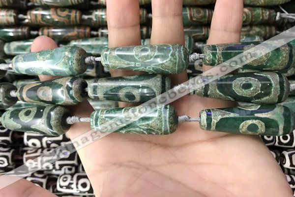 CAA2700 15.5 inches 14*38mm - 16*43mm teardrop tibetan agate dzi beads