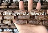 CAA2702 15.5 inches 14*38mm - 16*43mm rice tibetan agate dzi beads