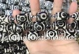 CAA2734 15.5 inches 14*21mm - 16*22mm drum tibetan agate dzi beads