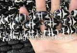 CAA2739 15.5 inches 14*21mm - 16*22mm drum tibetan agate dzi beads