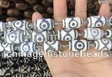 CAA2741 15.5 inches 14*21mm - 16*22mm drum tibetan agate dzi beads