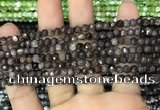 CAA2816 15 inches 4mm faceted round fire crackle agate beads wholesale