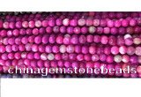 CAA2884 15 inches 6mm faceted round fire crackle agate beads wholesale