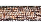 CAA2889 15 inches 6mm faceted round fire crackle agate beads wholesale