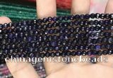 CAA3270 15 inches 4mm faceted round agate beads wholesale