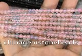 CAA3275 15 inches 4mm faceted round agate beads wholesale