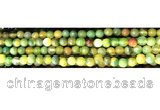 CAA3297 15 inches 6mm faceted round agate beads wholesale