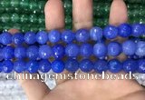 CAA3376 15 inches 10mm faceted round agate beads wholesale