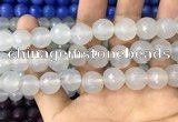 CAA3395 15 inches 12mm faceted round agate beads wholesale